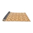 thumbnail image 2 of Ahgly Company Indoor Round Trellis Orange Contemporary Area Rugs, 6' Round, 2 of 4
