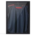 thumbnail image 5 of Black Wooden Framed Jersey Display Case, Cloth Shadow Box Wall-Mountable with Latch, 5 of 7