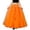Orange, variant on Ediodpoh Carnival Women's Skirts Big Swing Long Boneless Petticoat Underskirt Half Shag Mesh Layered Puffy Skirt for Dresses Long Skirts Purple M