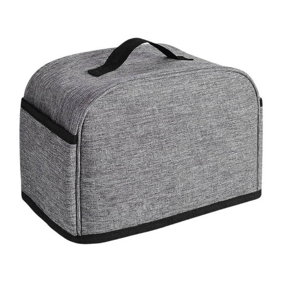 Toaster Cover with Pockets, 2 Slice Toaster Cover, Water-Resistant Kitchen Appliance Cover for Standard 2-Slice Toaster Dust and Fingerprint Protection, Home Kitchen Countertop Storage Accessory