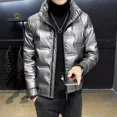 thumbnail image 4 of Parkas cortas acolchadas para hombre, abrigos acolchados para hombre, rebajas de invierno, moda 2024, ropa de estilo coreano Harajuku 2024 moderna, 4 of 5