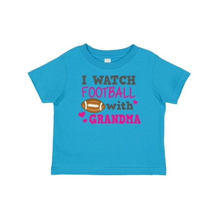 

Inktastic I Watch Football with My Grandma Gift Baby Girl T-Shirt