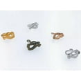 thumbnail image 6 of U8MO 50Pcs Clip On Snap Dangle Earring Hooks Lever Back With Hole Jewelry Findings-Dull Silver Tone, 6 of 9