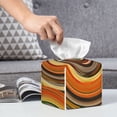 thumbnail image 6 of Kdxio Colorful Swirl Print Tissue Box Cover,Square Decorative PU Leather Facial Paper Case Organizer Holder Dispenser for Bathroom,Night Stands,Desk,Car 5.2''X5.2''X5.2'', 6 of 8