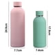 thumbnail image 2 of Paquete de 2 botellas de agua de acero inoxidable - Termo - Botella deportiva de metal, 2 of 5