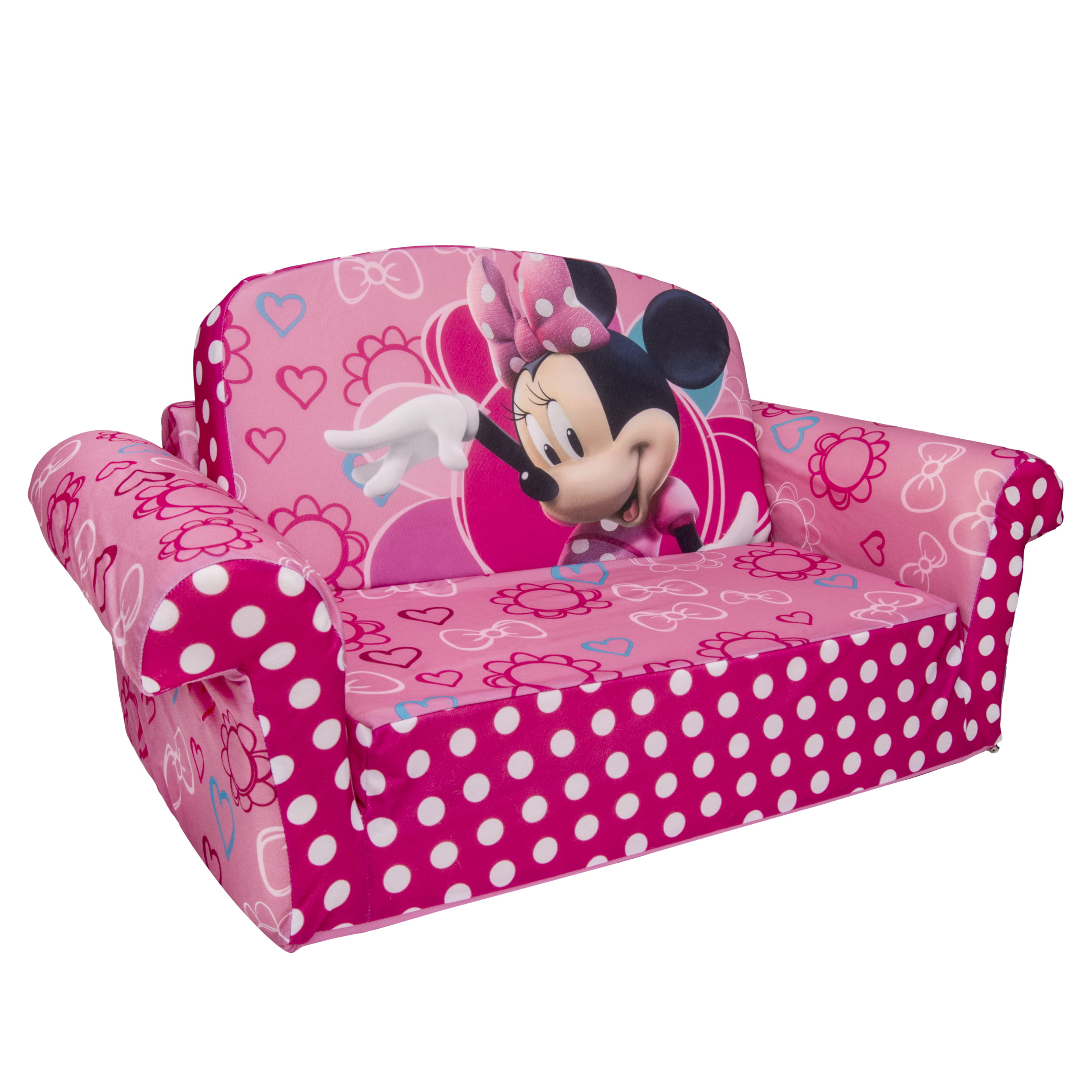 vesícula biliar Pera Para aumentar Marshmallow Furniture, Children's 2 in 1 Flip Open Foam Sofa, Disney  Minnie's Bow-tique, by Spin Master - Walmart.com