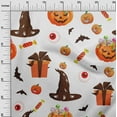 thumbnail image 3 of oneOone Silk Tabby White Fabric Halloween Sewing Fabric By The Yard Printed Diy Clothing Sewing Supplies 42 Inch Wide, 3 of 4
