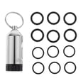 thumbnail image 3 of ZLight Mini Scuba Diving Tank with 12 Chain and Pick Rings Key Brass O Dive Silver, 3 of 6
