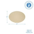 thumbnail image 4 of Wooden Oval Cutouts 14-inch x 10-inch, 1/4 Inch Thick, Pack of 1 Unfinished Wood Cutouts for Crafts, by Woodpeckers, 4 of 8