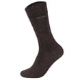 thumbnail image 2 of Camano Unisex Socks - Soft Socks, Single-Coloured, Pack Of 4 Dark Brown 39-42 (Uk 6-8), 2 of 3