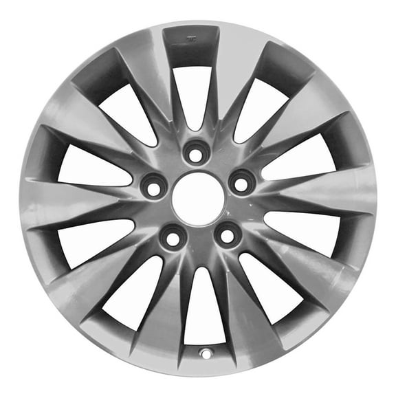 Remanufactured Machined Medium Charcoal Aluminum Wheel 16 x 6.5 42700SNAA72 fits 2009-2011 Honda Civic