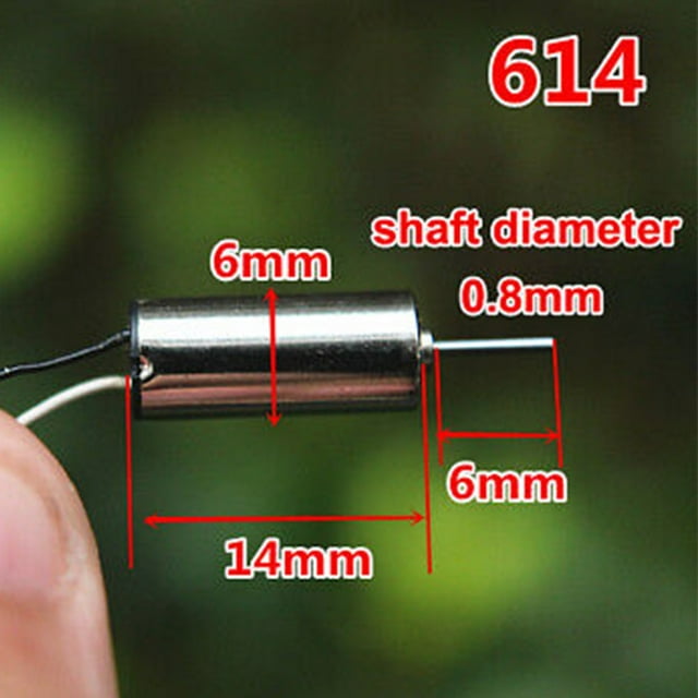 Dc3.7V 40000-50000Rpm 612 614 716 Hollow Cup Motor Coreless Motor for Rc Hm