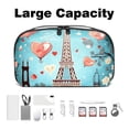 thumbnail image 3 of Valentine's Day Digital Bag Organizer Travel Case with Oxford Fabric Waterproof Material - 5.9x9.44x3.14 in - Storage Pouch Small Box Organizer Storage Container Small Storage Bag Pouch Case, 3 of 6