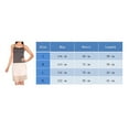thumbnail image 2 of Women Knee Length Underskirt Double Lace Skirt Extender Half Slip, 2 of 5