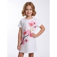 thumbnail image 5 of Kids Everyday Short Sleeve Dress Comfort-Fit Round Neck Sundress for Girls Junior Girls Age 7-13 Pull-On, 5 of 6