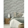 thumbnail image 3 of NextWall  Washed Brick Peel and Stick Removable Wallpaper Pumice Stone, 3 of 9