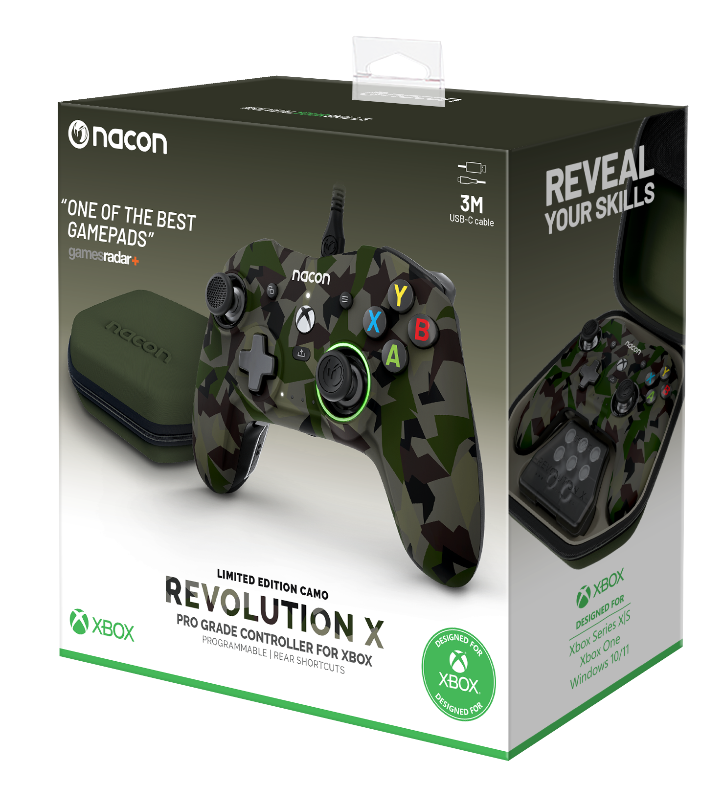 NACON REVOLUTION X CONTROLLER FIELD CAMO – XBOX SERIES X|S AND XBOX ONE