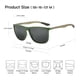 thumbnail image 4 of Lentes de Sol ZENOTTIC Cuadrados Polarizados para Hombre en Fibra de Carbono, 4 of 6