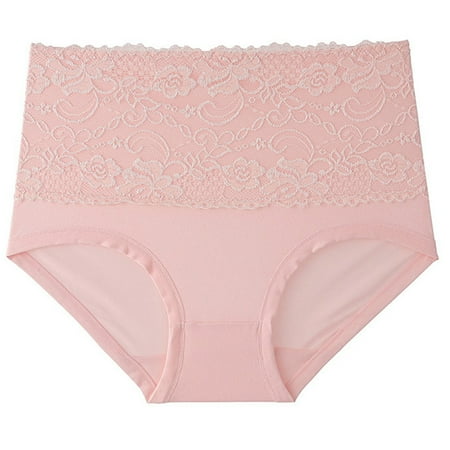 

Womens Plus Size Underwear Cotton Bikini Panties Lace Soft Hipster Panty Ladies Stretch Full Briefs 1 Pack