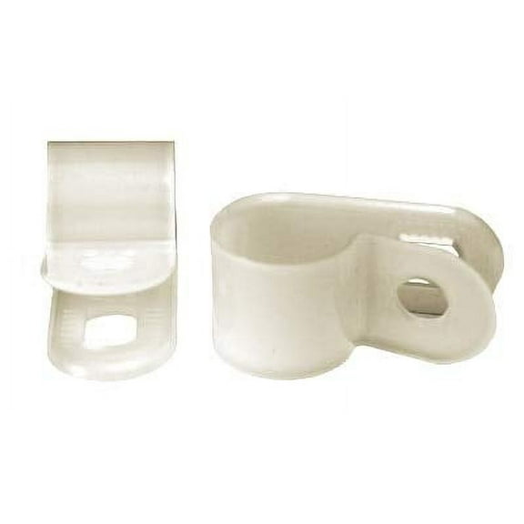 3/8 Inch Rope Light P-Style Mounting Clips (50 Pack)