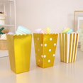 thumbnail image 3 of BalsaCircle 36 Gold White 5" Popcorn Style Cardboard Candy Gift Favor Boxes Party Events Decorations Supplies, 3 of 8