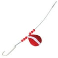 thumbnail image 1 of Eagle Claw QLPRRW-2 Laser Pike Spin Rig, size 2 hook, red/white, 1 of 1