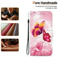 thumbnail image 2 of Print Pattern PU Leather Wallet Style Flip Cover With Card Holder Protection Mobile Phone Case For iPhone 16 16Pro 16Plus 16ProMax 15 15Pro 15Plus 15ProMax 14 14Plus 13 12 11 Pro Mini ProMax, 2 of 8