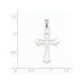 thumbnail image 3 of Designer 14K White Gold Budded Cross Pendant (Length=30) (Width=17) Made In United States -Jewelry By Sweet Pea Creations, 3 of 3