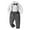Grey, variant on Toddler Boys Long Sleeve Shirt Tops And Pants 3Pcs Child Kids Gentleman Bowtie Fall Winter Set&Outfits Overalls Ag Outwear For Toddler 18 Months-24 Months