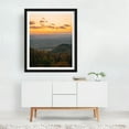 thumbnail image 3 of Blue Ridge Parkway Sunset 02 - Fancy Gap Virginia Photography Sunset Landscape Nature Mountain Scenic Autumn Forest Black Framed Wall Art Print 6 x 8 inches, 3 of 4