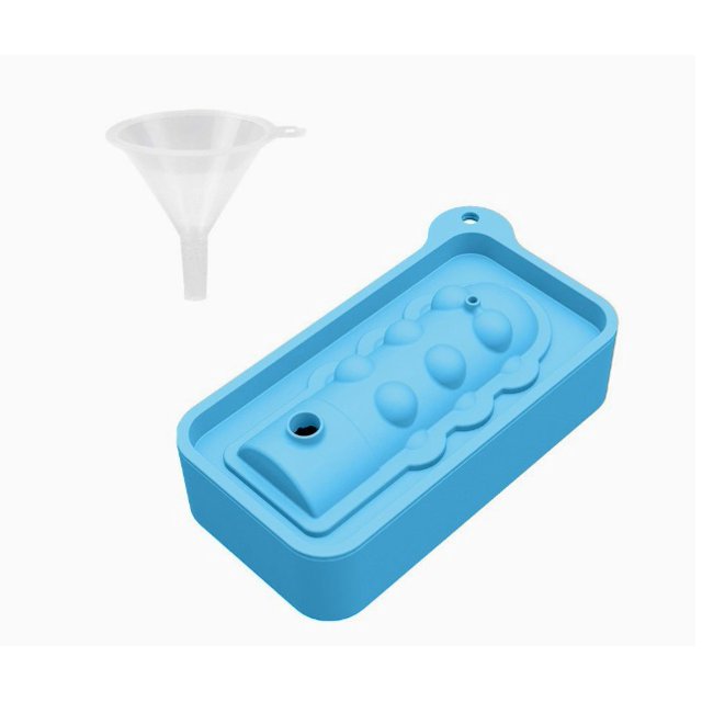 Desmolde el molde de la bandeja de hielo del hogar molde del cubo de hielo del silicón de la categoría alimenticia con la tapa fácil