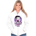 thumbnail image 4 of Betty Boop Hashtag Sassy Style Women Plus Size Zipper Hoodie Brisco Brands 5X, 4 of 5