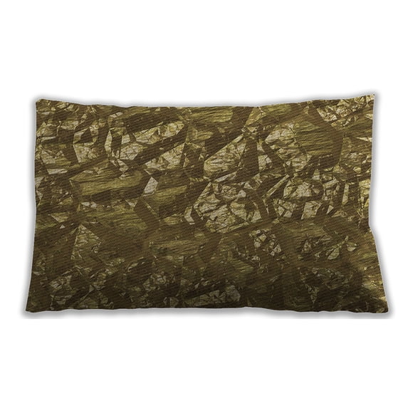 Ahgly Company Outdoor Rectangular Contemporary Lumbar Throw Pillow, 13 inch by 19 inch
