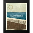 thumbnail image 2 of Damon, Chris 19x24 Black Modern Framed Museum Art Print Titled - Boardwalk Reverie II, 2 of 5