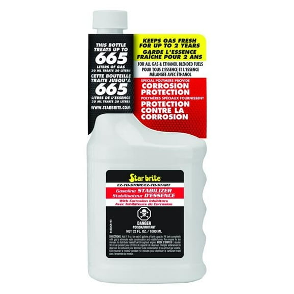 Star Brite 084332 32 oz EZ to Store Start Gas Storage Additive