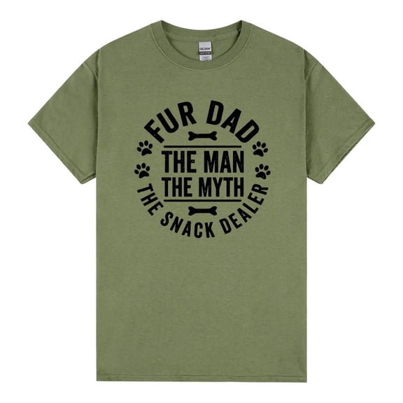 Fur Dad the Man the Myth T-Shirt, Gift for Him, Father's Day Dog Dad T-shirt, Cat Dad Men's Gift, Pet Lover Men's Tee