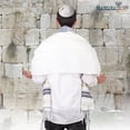 thumbnail image 4 of Messianic Tallit Prayer Shawl with Bag | Size 72 x 22 Inch, 4 of 7