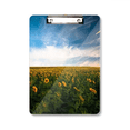 thumbnail image 1 of Sunflowers Clouds Blue Sky Clipboard Folder Writing Pad Backing Plate A4, 1 of 4