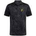thumbnail image 2 of Men's Levelwear Black Pittsburgh Pirates Whisper Insignia 2.0 Polo, 2 of 3