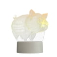 thumbnail image 1 of Panxico LED light 3D USB Acrylic Night Light LED Table Desk Bedroom Decor Gift Warm White Lamp A, 1 of 2
