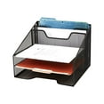 thumbnail image 4 of Mind Reader Organisateur de Bureau en Maille, 5 Compartiments, Noir, 4 of 7