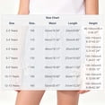 thumbnail image 4 of SROBPTY Teen Girls Summer Shorts Print Elastic Waist Breathable Denim Pants for 2-13Y, 4 of 5