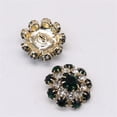 thumbnail image 1 of onlyliua Clearance Items Rhinestone Button Covers Crystal Buttons For Clothing Detachable Shirt Button Clips Buttons Jewelry Button Snaps With Pliers Press, 1 of 2