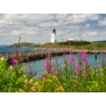thumbnail image 2 of Eggers, Julie 24x19 Black Ornate Wood Framed with Double Matting Museum Art Print Titled - Canada-New Brunswick-Campobello Island Mulholland Point Lighthouse, 2 of 4