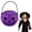 G, variant on Small Purple Devil Pumpkin Bucket – Halloween Plastic Candy Pail with Devilish Details