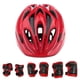 thumbnail image 2 of de protectores para bebés de 7 piezas para niños de 5 a 15 : casco, rodilleras, coderas, muñequeras rojo, 2 of 9