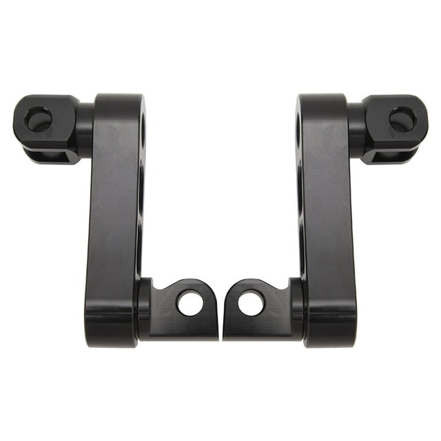 Repose-pieds de Moto, Aluminium 360 Réglable Robuste Repose-Pieds d'Autoroute Extensions Supports Repose-Pieds Extensions Passager Attache de Repose-Pieds pour Tourisme