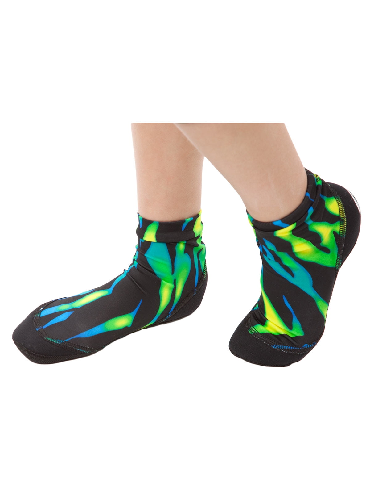 Vincere Sand Socks Soft-Soled Beach Socks (Toddler/Child) Small Neon ...