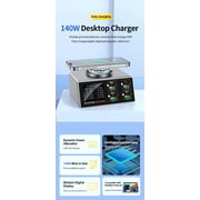 Wireless Charging Stand with Cable and Charger Magnetic wireless fast charging base, multifunctional interface charger