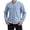 Blue, variant on HISDERN Blue Dress Shirts for Men Oxford Button Down Shirts Long Sleeve Regular Fit XL